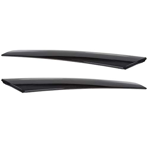 7Blacksmiths Exterior Molding Pair Windshield Pillar Trim Front Right Passenger Left Driver Side Compatible With 2010-2013 Kia Soul 2 Pieces #TOP4
