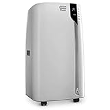 DeLonghi PAC360LVYN WH Pinguino Portable Air Conditioner in White with 6800.0 BTU Cooling Power, Remote Control, Dehumidifier and Portable Design