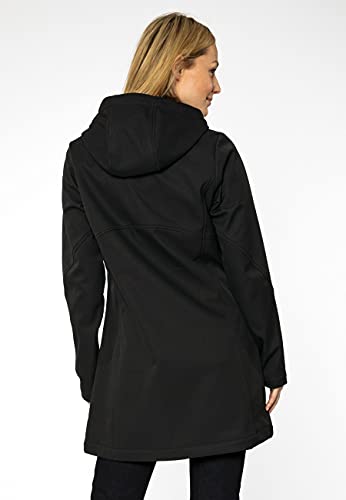ELKLINE Damen Softshelljacke Soft Skills 2013052, Farbe:black, Größe:44