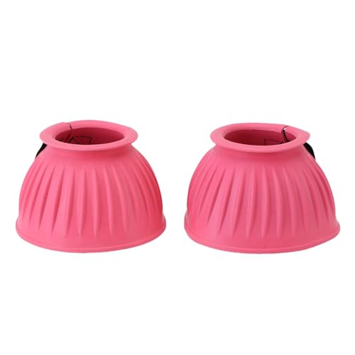 Keenso Horse Bell Boots, Soft, 360° Coverage, Pink