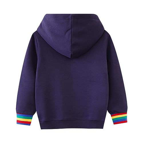 Image of HILEELANG Toddler Boy Sweatshirts Crewneck Long Sleeve Pullover Cotton Graphic Christmas Clothing