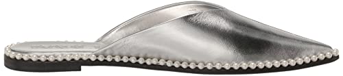 Image of Karl Lagerfeld Women's Vyra Studded Slip on Loafer Mule with Pointed Toe