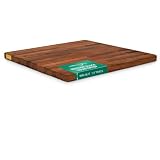 JubiNatural Solid Walnut Butcher Block Countertop, 24 x 25 x 1.5 In