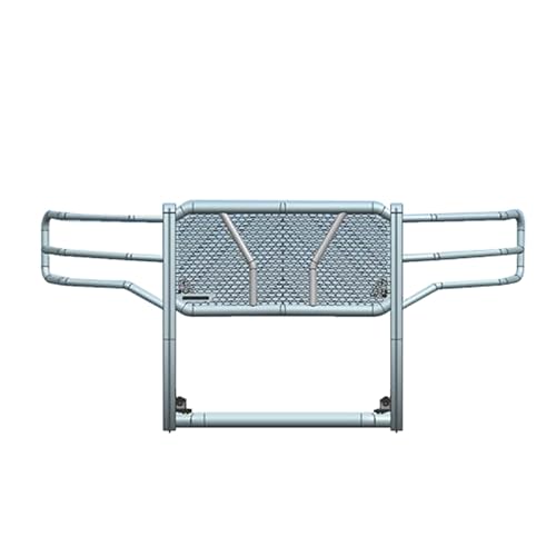 Image of Black Horse Off Road Rugged Heavy Duty Grille Guard Modular Black Compatible with 2015-2019 GMC Sierra 2500 HD (Excl. Denali)|2015-2019 GMC Sierra 3500 HD (Excl. Denali)-RU-GMSI15-B