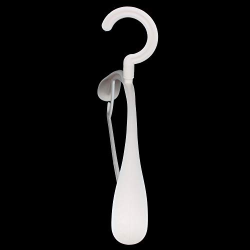 Plastic Clothes Hanger, Extra Thick Plastic Wide Shoulder Adult 360 Degrees Rotate Slip Resistant Standard Clothing Hanger Ideal For Everyday Use Beige 20 Pack #TOP5