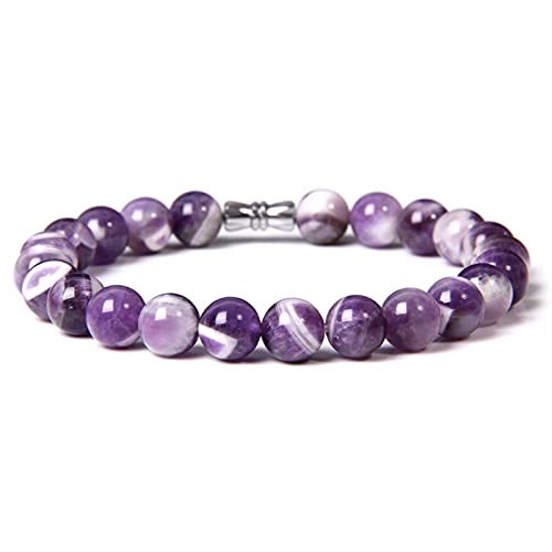 Bracelet améthyste violette en cristal de quartz pour vos moments de sérénité - 5