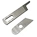 Price comparison product image La Canilla ® Set of 2 Kives (Upper and Lower) for Overlock Serger Singer 14SH654, 14SH754 14SH, 14CG and 14U Plus Other PFAFF, Babylock and Consew Models | Replacement Singer Blades