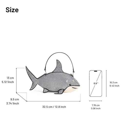 Image of JW PEI Women's Nerys Faux Suede Shark Look Top Handle Bag