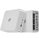 Beelink Mini PC EQI12, Intel 12ª geração Core i7-12650H (10C/16T, até 4,7GHz), mini computador com 32GB LPDDR5 RAM 1TB M.2 2280 PCle 4.0x4 SSD, tela dupla 4K/LAN dupla/WiFi6/BT5.2