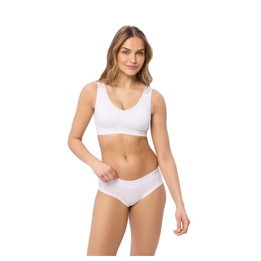 BeeDees Damen Bustier Comfee Crop Top weiß | 48/50