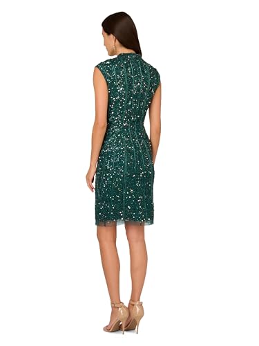 Adrianna Papell Women's Bead Cocktail Dress2