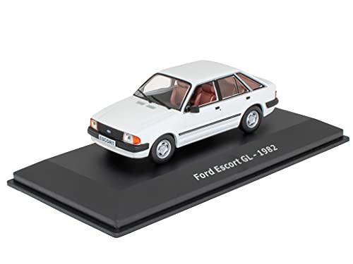 Scala 1/43 in metallo OPO 10 - Auto 1/43 Compatibile con Ford Escort GL 1982 (CC125)