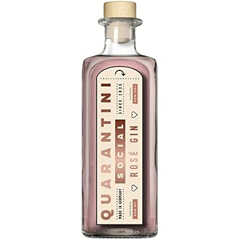 Quarantini Rosé Gin - Premium Gin mit fruchtigen Gin Botanicals aus Himbeere Cover