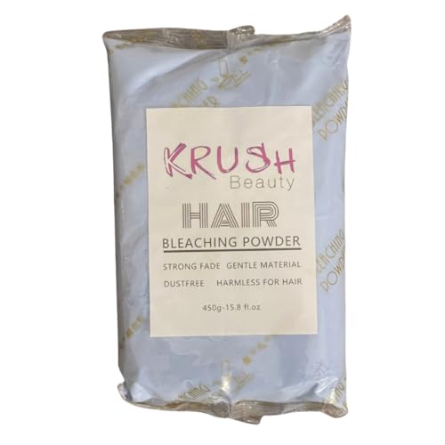 Krush Beauty Hair Bleaching Powder, Dust-Free, Strong Fade, 15.8 fl.oz