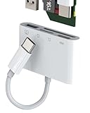 【Dual Interface Compatibility】Conçu avec des connecteurs USB-C et Lightning, équipé d'un emplacement pour carte SD et d'un emplacement pour carte Micro SD (ne peut pas lire les deux simultanément), idéal pour étendre la mémoire et gérer les fichiers en déplacement. (Veuillez noter ! Ce lecteur de cartes ne peut pas lire les deux emplacements de cartes en même temps. Cela empêche les interférences entre les appareils et assure une transmission de données stable. La vitesse de lecture spécifique dépend de la carte mémoire !)