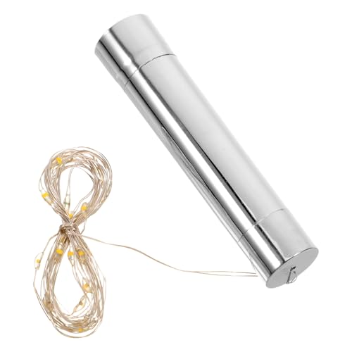 Gadpiparty Guirnalda de Luces LED de Alambre de Cobre 20 Luces Cálidas Lámpara Decorativa Tipo Tapón para Botella sin Batería Luz Ambiental para Decoración de Botellas