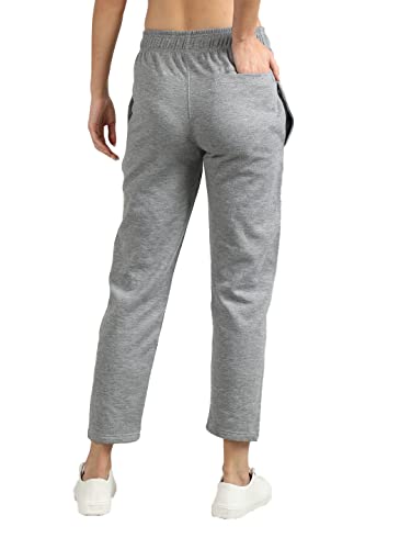 Image of CHKOKKO Women High Rise Gym Wear Sports Fitness Relaxed Track Pant