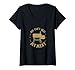 Femme Funny BBQ Pit Reverse Flow Smoker Accessoire de barbecue Cadeau T-Shirt avec Col en V