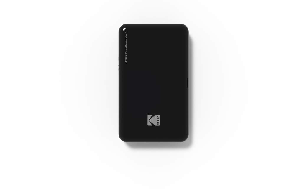 Kodak - Impresora fotográfica mini 2 HD, instantánea, inalámbrica y portátil, con tecnología de impresión patentada 4Pass, compatible con iOS y Android, negro