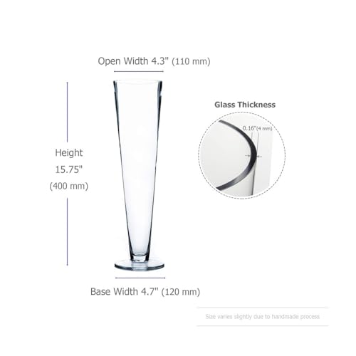 Vase en verre pour décoration d'intérieur chic et table basse de salon - 3