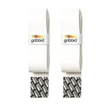 GRIBBID Hockey Grip Chamois, Field Hockey Grips - The Original Dutch Chamois - (Blanco, 2pack)