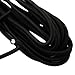 6mm Heavy Duty Elastic Bungee Cord, 10m Shock Rope for, Surfboard, Boats & Trailers – Polyester + Latex Silk Tie-Down Cord, Black