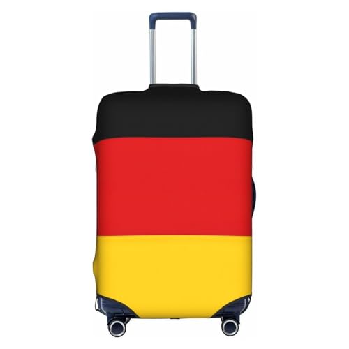 Housse de protection valise voyage polyester lavable grand bagage blanc L