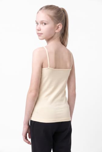 Image of Kurve Girl's Sleeveless Tank Top - Stretch Undershirts Cami Camisole, UV Protective Fabric, Rated UPF 50+ (Made in USA)