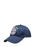 FC Bayern München Kinder Baseballcap Logo Navy