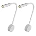 2 Focos De Pared WAIKA, De Una Llama, Con Interruptor, GU10, Blanco Mate, Incl. Smart Home RGBW GU10 Lámpara LED, 5,41W, 473lm