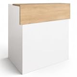OFILIKE. Mostrador de Recepción Osiris Basic para Oficina, Roble)