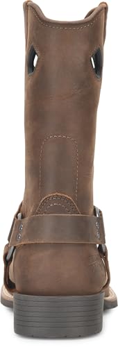 PHANTOM RIDER Soft Toe Roper - Harness Men's Boot, Durable Leather, Western Style, Comfort Cushion Insole, Slip-Resistant Sole Western Boot4