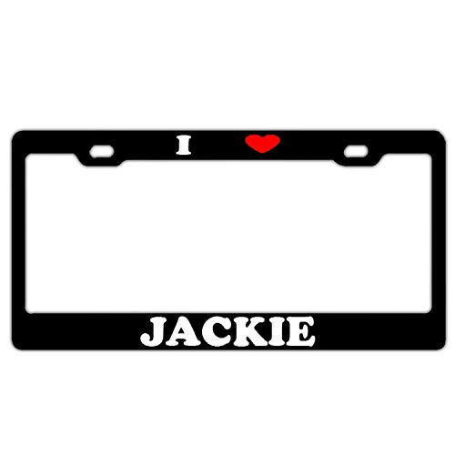 Telaio per targa personalizzata, nero, con 2 fori