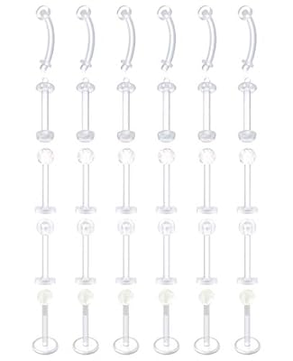 D.Bella 16G Anillos de Labios Transparentes UV Acrílico Flexible Labret Monroe Tragus Pendiente Stud Piercing del Vientre | Ya disponible en tu tienda friki favorita! En mundofriki.es! D.Bella 16G Anillos de Labios Transparentes UV Acrílico Flexible Labret Monroe Tragus Pendiente Stud Piercing del Vientre | Ya disponible en tu tienda friki favorita! En mundofriki.es!