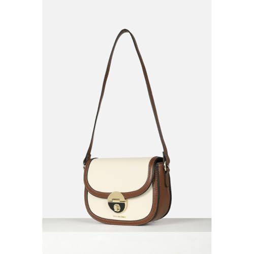 Image of Van Heusen Women's Chic Sling Bag |Brown Contrast Lining| Detachable Strap