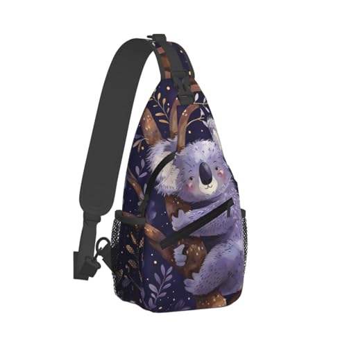 Bolso bandolera Koala Leaves para mujer y hombre miniatura 2