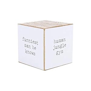 Collins Painting 'Best Dad Ever' 4-Sided Block Sign for Husband or Dad Present Collins Painting Best Dad Ever 4 Sided Block Sign for Husband or Dad Present