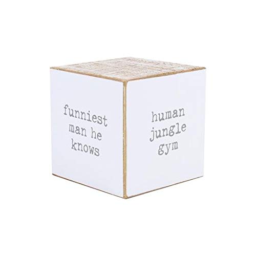 Collins-Painting-Best-Dad-Ever-4-Sided-Block-Sign-for-Husband-or-Dad-Present Collins Painting Best Dad Ever 4 Sided Block Sign for Husband or Dad Present