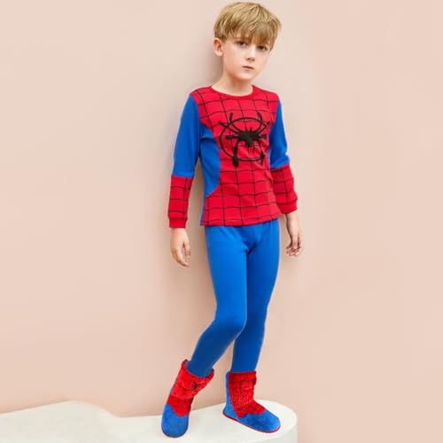 Dream Bridge Girls Kids Slippers Booties Home House Slippers Boots Toddler Cute Plush Fleece Warm Cartoon Indoor Outdoor Slip on Fluffy Booties Rainbow Shoes for Boys Girls4