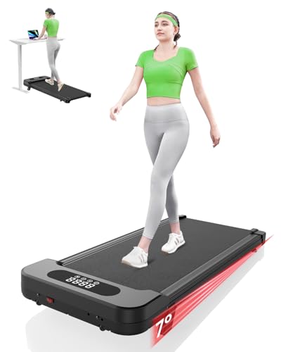 Tapis de Course et de Marche 3 en 1 Pliable avec Pente 7% – Walking Pad Électrique Silencieux 8...