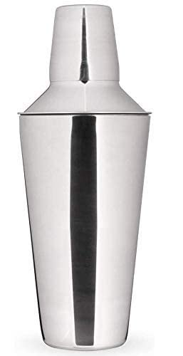 Garden Of Arts Stainless Steel Cocktail Shaker (500ml) and Shot Glass for Party Martini Drink Shaker with Built-in Strainer for Bartending and Home Steel Margarita Cobbler Shaker Mixer - Image 3 thumbnail