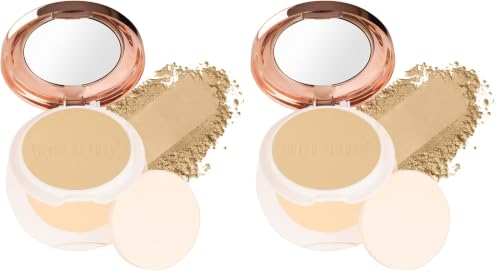 Image of SWISS BEAUTY Oil Control Compact Powder Face MakeUp SkinBeige 2 10g, Skin Beige, 1 count (Pack of 2)