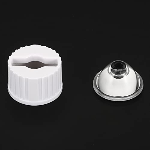 Image of PATIKIL 20mm LED Lens 20 Degree with Plastic Holder, 8 Set Acrylic Optical Lenses for 1W 3W High Power LED Light, White /Transparent