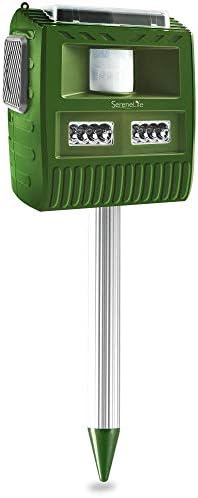 Serene-life Waterproof Solar Power Animal Repeller (pack of 1 Ea)