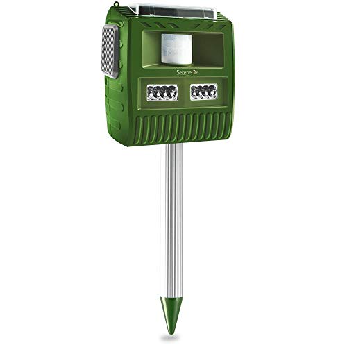 Serene-life Waterproof Solar Power Animal Repeller (pack of 1 Ea)