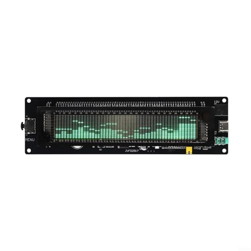 AK2515 VFD Analizador de espectro de audio Visualizador de música Medidor VU con pantalla de reloj 32Hz-20KHz (JVFD2515 (JVFD2517 (estrecho))