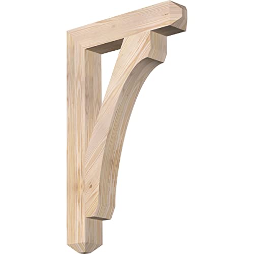 3 1/2"W x 20"D x 32"H Legacy Craftsman Smooth Bracket, Douglas Fir