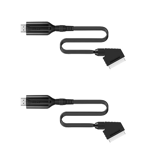 Convertisseur audio Scart adaptateur audio péritel TV Gadpiparty 2x