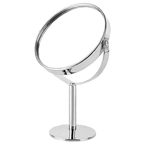 ZYCX123 Vanity Makeup Mirror Two-Sided Swivel Vanity Mirror Magnification Makeup Standing Mirror Tabletop Vanity Mirror Personal Care Cover