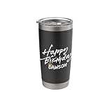 Happy birthday Dawson tees for party Stainless Steel Insulated Tumbler